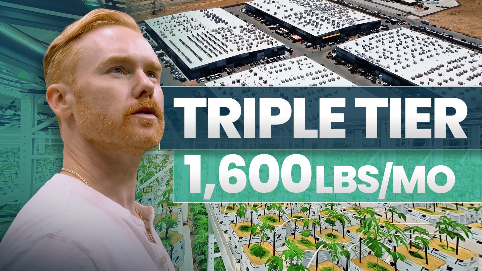 Inside a 100,000 Sq Ft Facility: 1,600 pounds per month